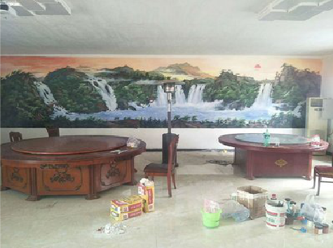 渝北墙绘-写实风景