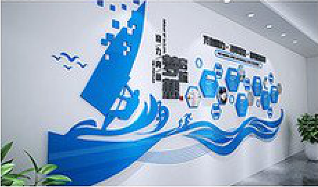 渝北海浪主题文化墙如何设计?