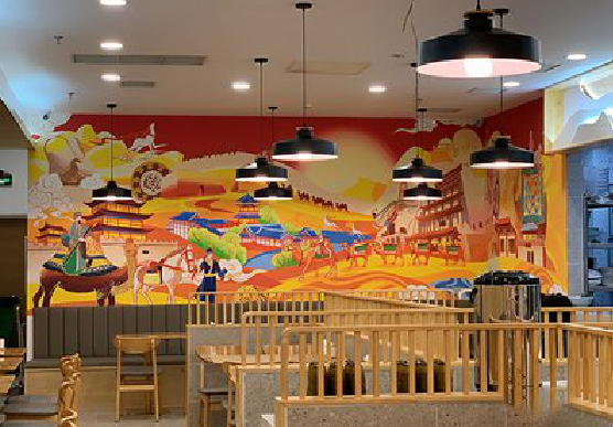 渝北商业空间彩绘介绍。