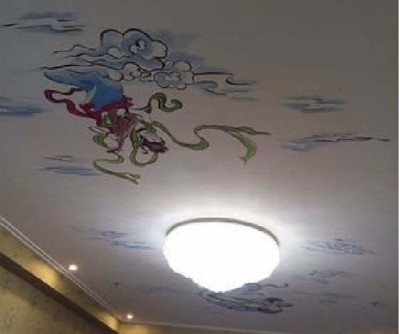 渝北如何快速绘制天花板上的手绘墙？