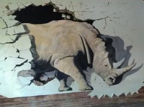 渝北在墙绘中，如何绘制3D效果？